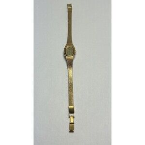 Vtg Caravelle by Bulova P9 Quartz Watch Women Gold Tone New Battery